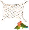 Besimple Parrot Bird Rope Hammock Swing Thick Chew Climbing Net Hemp Rope Ladder Toy Play Gym Hanging Swing Net