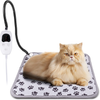 Pet Heating Pad – Electric Heating Pad for Cats and Dogs – Indoor Waterproof Animal Heated Bed Mat 18 x 18-inch – Adjustable Temperature and Constant Heating – Warm and Comfortable