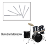 6 Pcs Metal Drum Tension Rods Drum Bolts Musical Percussion Instrument Parts