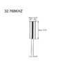 uxcell DIP Quartz Crystal Oscillators Resonators 32.768KHz Replacements 3 X 8mm 30 Pcs