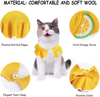Legendog Scarf for Cat, Cat Birthday Outfit-Cat Bandana for Cats Cat Apparel Adorable Cat Costumes for Kitten，Cat Clothes Pullover Soft Warm,fit Kitty