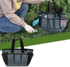 Garden Tool Bag Oxford Cloth Gardening Storage Bag, Heavy Duty Gardening Tote Bag with 11 Pockets for Gardener Regular Tools Storage(No Accessories Included)