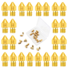 LUTER 24PCS Extruder Nozzles 3D Printer Nozzles for MK8 0.2mm, 0.3mm, 0.4mm, 0.5mm, 0.6mm, 0.8mm, 1.0mm with Free Storage Box for Makerbot Creality CR-10 Ender 3 5