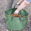 Yard Waste Bag, 33 Gallon Collapsible Leaf Bag, Reusable Heavy Duty Garden Tote Bag