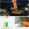 Silicone Pastry Basting Oil Brush Carrot Shape Design Flexible Bristles, BBQ Grill Kitchen Cooking Glazing Greasing Heat Resistant Marinade Meat Cake Dessert Butter Sauce Coating BPA-Free Easy-Care