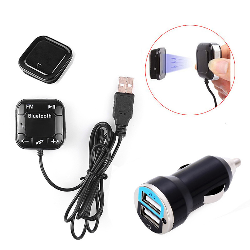 BT-760 Wireless Bluetooth FM Transmitter 3.1A Dual USB Car Charger Car Kit MP3 Audio Player