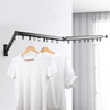 Folding Clothes Hanger Wall Mounted Telescopic Drying Rack Balcony Room Outdoor