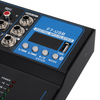 7 Channel Bluetooth DJ Mic Audio Mixer Control LED Digital Display Music Stream