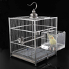 EnoYoo Bird Bath Cage, Cleaning Pet Supplies Cockatiel Bird Bathtub with Hanging Hooks for Little Bird Parrots Spacious Parakeets Portable Shower for Most Birdcage