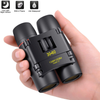30x60 Compact Binoculars, Small Folding Binoculars with Low Night Vision, Large Eyepiece Easy Focus for Kids Adults Bird Watching Travel Hunting Concerts Sports, Waterproof Telescope (Black)