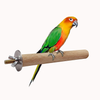 Tfwadmx Parakeet Perch Bird Stand Toy Natural Wood Platform Grinding Nail Cage Accessories for Small Birds Cockatiels Lovebirds Budgie Parrots 8 PCS