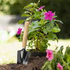 Bisou Garden Tool Set, 9-Piece Heavy Duty Gardening kit with Tool Bag, Gift for Men Or Women Garden Gloves Shears Weeder Rake Shovel Trowel Sprayer Outdoor Hand Tools