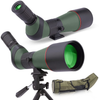 20-60x80mm Spotting Scope with Tripod for Target Shooting Birding Waterproof BAK4 Eyepiece Telescope for Adults Bird Watching Hunting Archery Range
