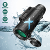 Monocular Telescope for Smartphone 12X50 HD High Power Handheld Waterproof Monocular with Adjustable Tripod, FMC BAK4 Prism Zoom Telescope for Bird Watching Hunting Camping Tech Gifts for Men