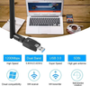 USB WiFi Adapter for PC AC1200Mbps Wireless Network Adapter for Desktop with 2.4GHz/5GHz High Gain Dual Band 5dBi Antenna, Supports Windows 10/8.1/8/7/XP, Mac OS 10.6-10.15,Vista,Linux
