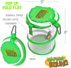 Nature Bound NB528 Pop Up Critter Catcher Habitat Kit with Carabiner Clip & Zipper Lid, One Size, Green