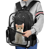 YUDODO Cat Backpack Carrier Clear Small Pet Cat Dog Carrier Front Backpack for Cat Rabbit Small Animal Breathable Mesh Lightweight Pet Backpack for Traveling Outdoor Walking