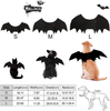 Pet Costumes Bat Wings for Puppy and Cat Halloween Dog Costumes Party Cosplay Decoration Black Apparel for Small Medium Larger Dogs