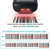 Sumicor Inventory Barcode Scanner Wireless 1D Bar Code Reader Handheld Data Collector Rechargeable Warehouse Scanners for Store, Supermarket, Retail