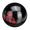 5/6 Speed Alloy Gray Gear Shift Knob Round Ball Shape For Honda M10x1.5 Thread