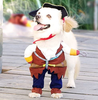 Idepet New Funny Pet Clothes Pirate Dog Cat Costume Suit Corsair Dressing up Party Apparel Clothing for Cat Dog Plus Hat