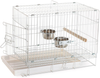 Prevue Hendryx Travel Bird Cage 1305 White, 20-Inch by 12-1/2-Inch by 15-1/2-Inch