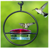 3 Awesome G425VM Sphere Glass Hummingbird Wild Bird Feeders for Nectar, Mealworms and Birdseed. Romantic Decor & More