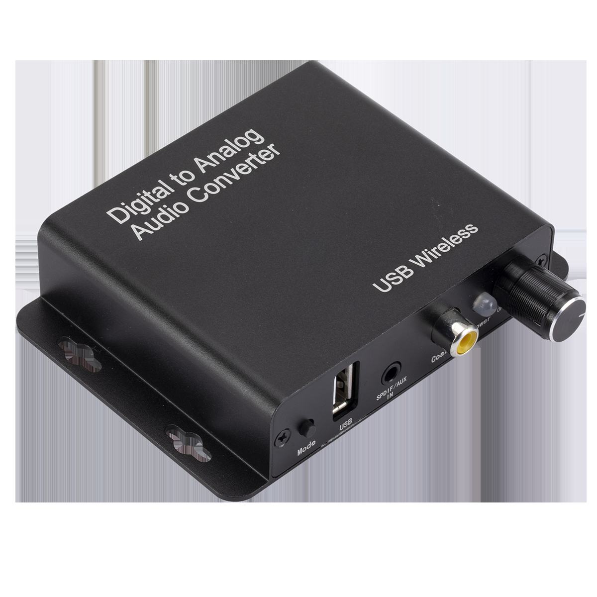 Mnnwuu Digital Fiber Coaxial to Analog RAC AUX 3.5 Bluetooth 5.0 Receiver Signal Adapter Converter with USB Port for Headphone Speaker Audio U Disk