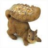 P & P Gifts & Decor Woodland Brown Squirrel Outdoor Birdfeeder, Fascinating Birdfeeder, Form of a Squirrel