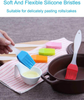 Pastry brush for baking 6pcs, Silicone basting brush for cooking, Cooking brush, It can withstand heat up to 480 degrees fahrenheit, Easy to clean, Silicone brush cooking, Food oil brush, FDDNIUROO