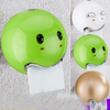 Cute Eyes Stickers Portable Cute Durable Wall Mounted Bathroom Paper Roll Holder Tissue Box