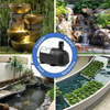 12V - 24V DC Brushless Submersible Water Pump, 410GPH, for Solar Fountain, Fish Pond, and Aquarium (1 Pack)