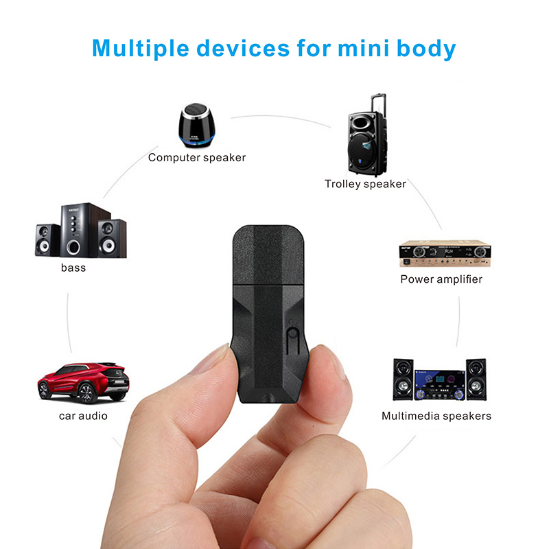 Bakeey LY-5 2 in 1 Bluetooth 5.0 Audio Receiver Transmitter Wireless Adapter Mini 3.5Mm AUX Stereo Bluetooth Transmitter for TV PC Car Kit