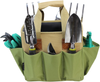 Garden Tool Set | Garden Tools Kit | Gardening Gloves | 9 Piece Garden Tool Set | Digging Claw Gardening Gloves Gardening Gifts Tool Set | Planting Tools | Gardening Supplies Basket | Rake Gloves