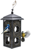 Sorbus Bird Feeder – Birdhouse Lantern Style Hanging Wild Bird Feeder, Premium Black Iron Design with Hanger, Great for Attracting Different Types of Birds Outdoors, Backyard, Garden, (Lantern Style)