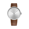 YAZOLE 520 the Turntable Simple Art Dial Leather Strap Men Casual Quartz Watch