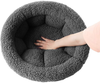 Kitten Queen Washable Premium Pet Bed Cushion 18x18x7in Fluffy Plush Cat Nest Puppy Pet Cuddle Cozy Sofa Round Basket Bed Sleeping Bed Mat for Small Medium Puppies Cats Kitten Non-Slip Bottom