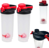 2 Shaker Bottles Protein Shake Mixer Blender Cup Leak Proof Fitness Sports 28 Oz