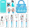 WANCHI Gardening Tools for Women, 11 Piece Floral Garden Tool Set, Gardening Gifts for Women Birthday, Gardening Kit with Gloves,Storage Tote and 6 Pieces Heavy Duty Tools.