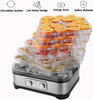 Food Dehydrator with Digital Temperature Control,Electric 7-Trays Meat Dehydrator Machine BPA Free Multi-Tier for Beef Jerky/Meat/Fruit/Nut/Herb/Vegetable