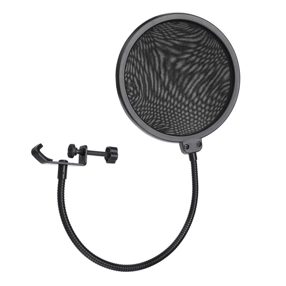 Audio Dynamic USB Condenser Sound Recording Vocal Microphone Mic Kit with Stand Mount