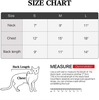 oUUoNNo Cat Anxiety Relief Jacket Thunder Shirt for Cats Compression Vest for Fireworks, Travel, Separation,Thunder Anti Anxiety and Stress Relief Calming Coat