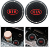 2.75inch Bling Crystal Rhinestone Car Cup Holder Coasters,Silicone Slip Cup Mat Accessories Fit for Cars(2pcs)