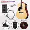 Folk Acoustic Guitar Pickup Presys Blend Dual Mode Equalizer with Mic Beat Board Pickups