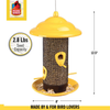 Belle Fleur - Bird Feeders 50147 Select Wrap Around Squirrel Baffle, Yellow