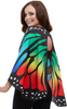 Smiffys 50872 Monarch Butterfly Fabric Wings, Women, Multi-Colour