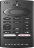 Insignia - Fire TV Replacement Remote for Insignia and Toshiba - Black