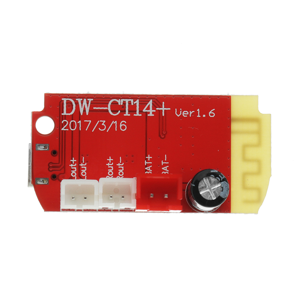 DC 3.7V to 5V 3W Digital Audio Amplifier Board Dual Plate DIY Bluetooth Speaker Modification Sound Music Module Micro USB