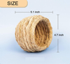 Lucky Interests 2Pcs Birdcage Straw, Natural Fiber Simulation Birdhouse, Resting Breeding Place for Birds, Handmade Birds Nest Straw Bird, Hideaway from Predators, Provides Shelter from Cold Weather
