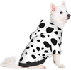 Fashion Pet Dog Cat Hoodies,Dalmatian Animal Print Pet Clothes Puppy Winter Sweatshirt Warm Sweater Coat Jacket